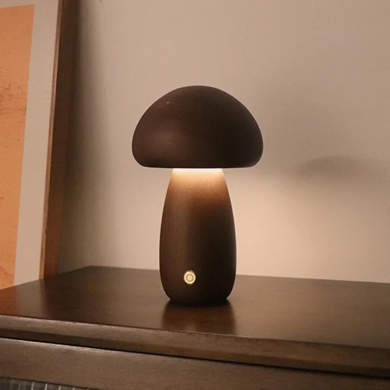 Cute Mushroom Bedside Lamp