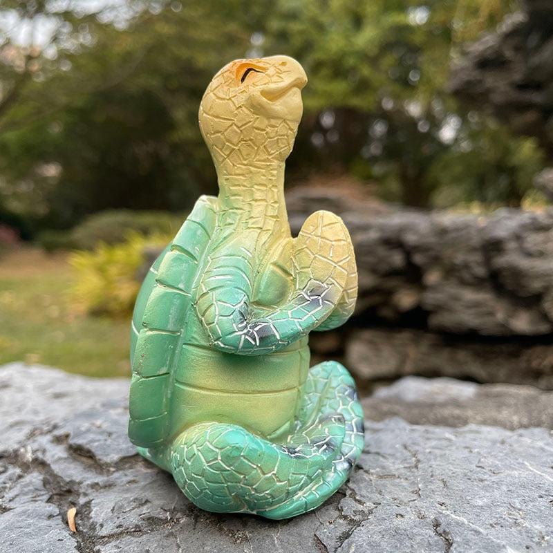 Meditating Sea Turtle Statue