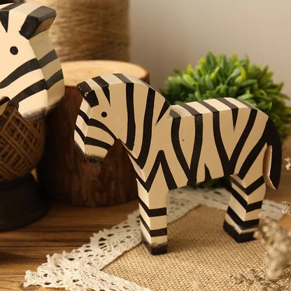 2pcs Creative Retro Zebra Room Decorations