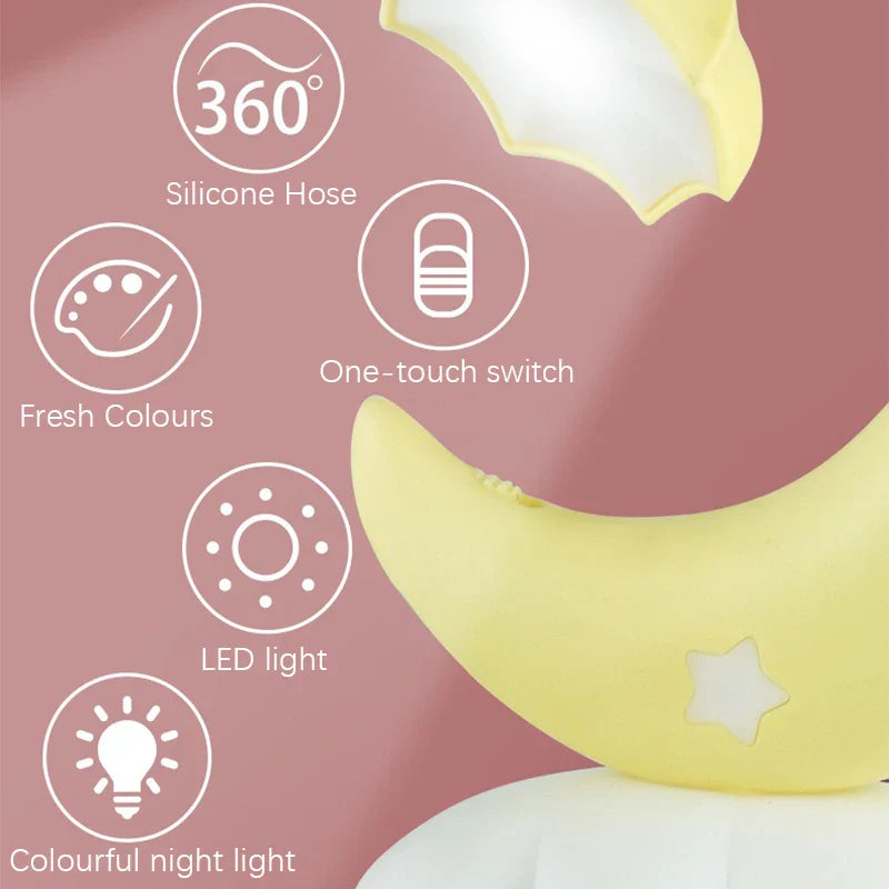 Rechargeable LED Reading Light & Colorful Night Light