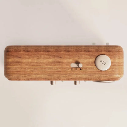 Vintage White Noise Alarm Clock with Wake-Up Light