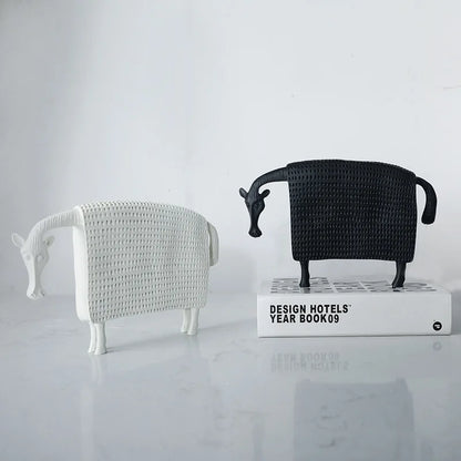 The Textured Block Animal Sculpture