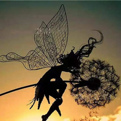 Fairy Dancing with Dandelion Garden Statue