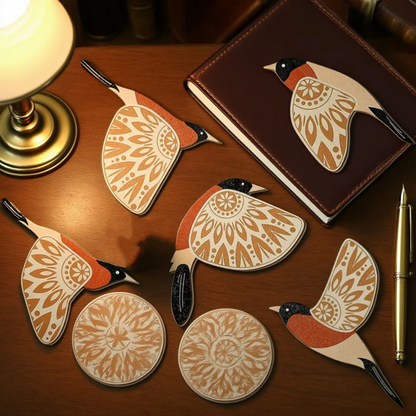 Spirit Birds of Harmony Wall Art (5pcs)