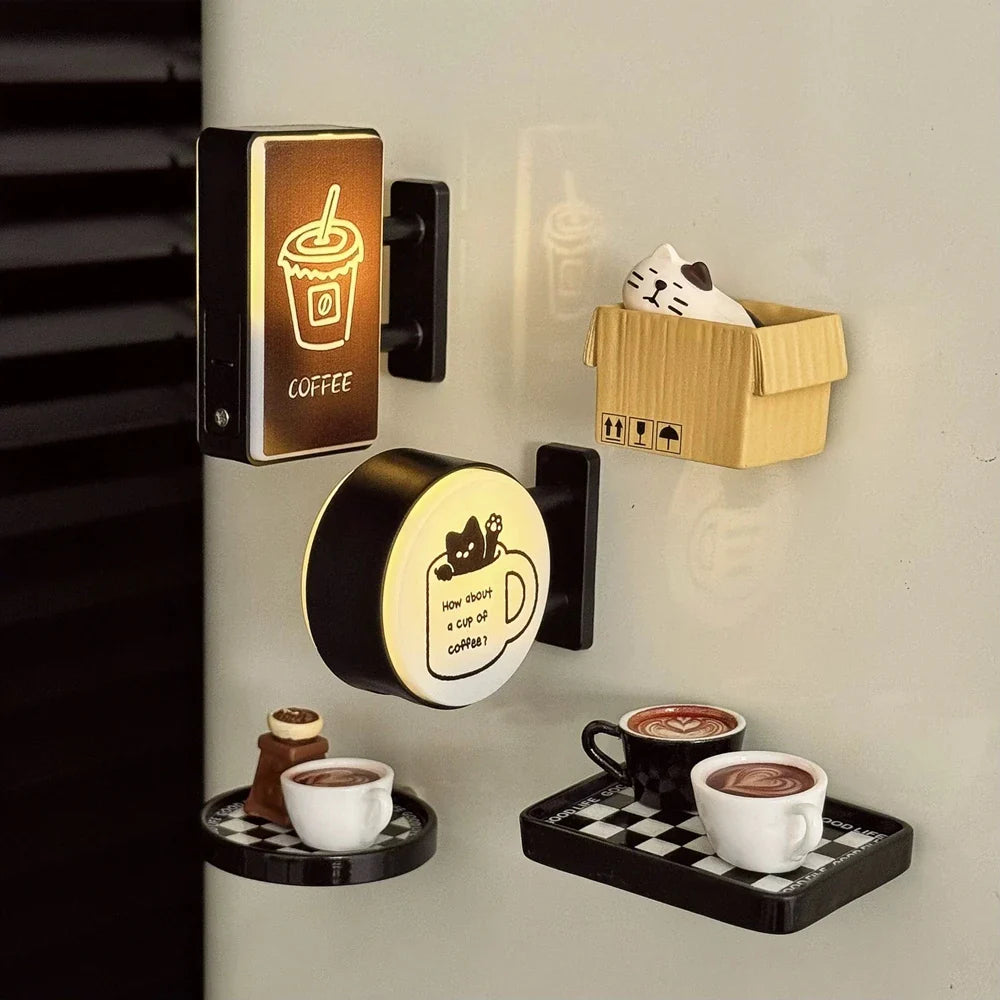 Creative Magnetic Luminous Lightbox Fridge Magnets