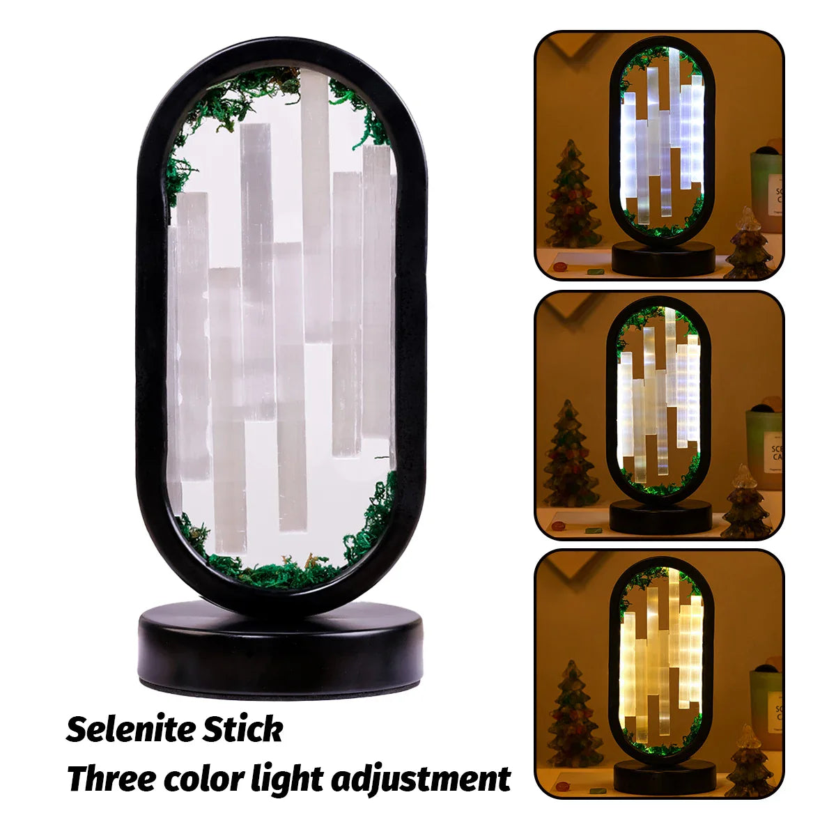 Natural Healing Crystal Night Light