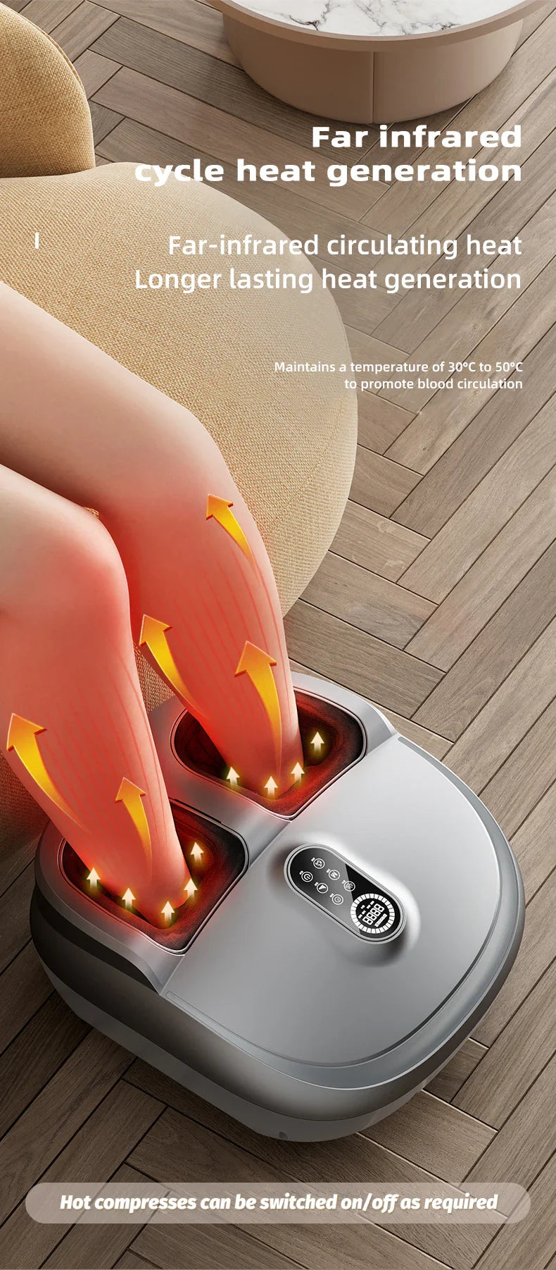 Massage électrique multifonctionnel des pieds