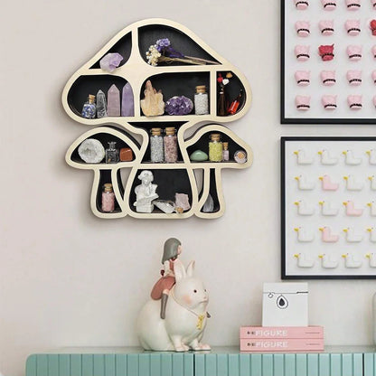 Verzaubertes Pilz-Kristallregal