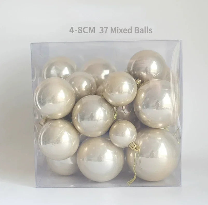 Pearl Christmas Balls Tree Decor