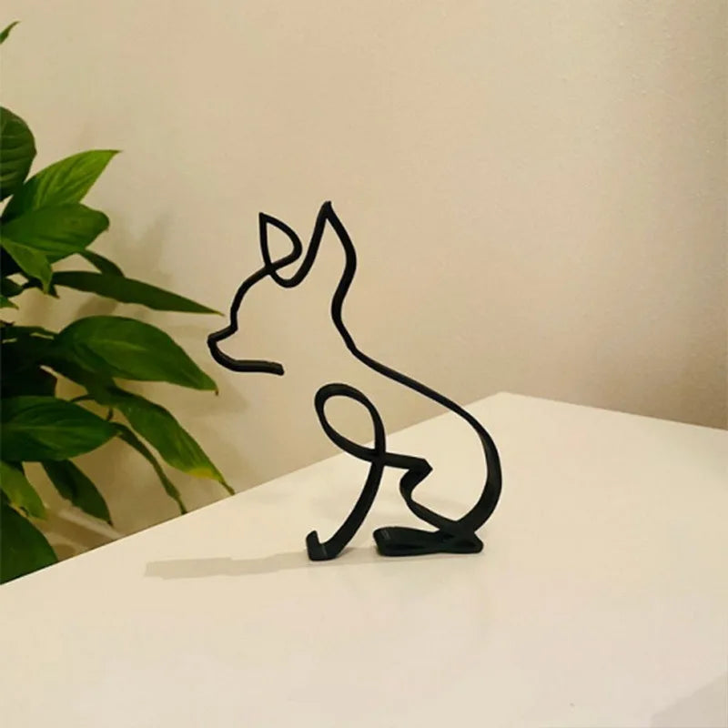 Decorative Metal Animal Sculpture