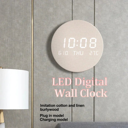AuraSphere LED Digital Wall Clock