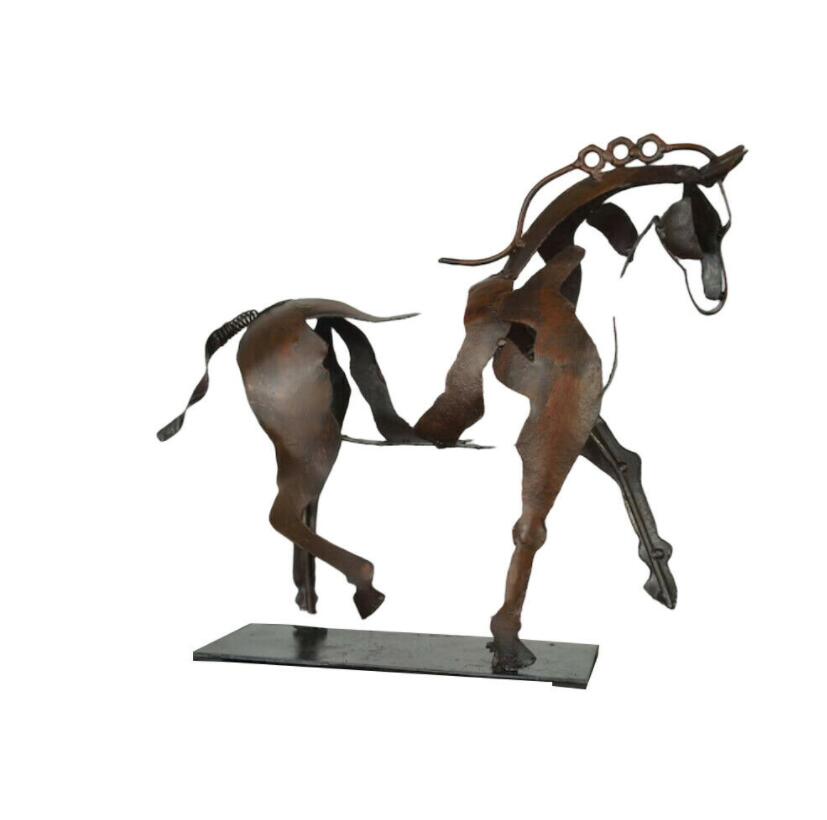 Metal Horse Sculpture