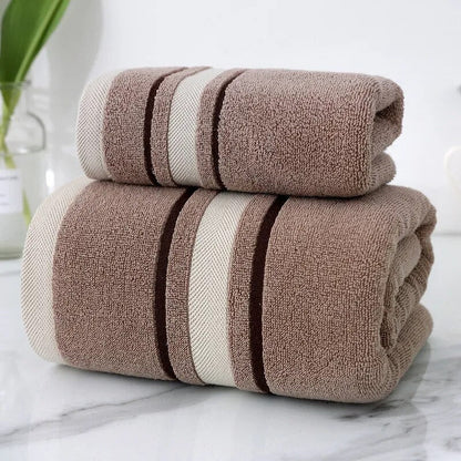 Lot de 2 serviettes de bain