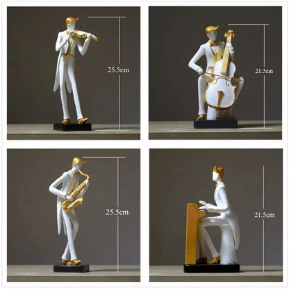 Nordic Symphony Resin Figurines