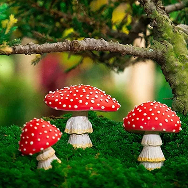 Mini Glow In The Dark Fairy Mushroom