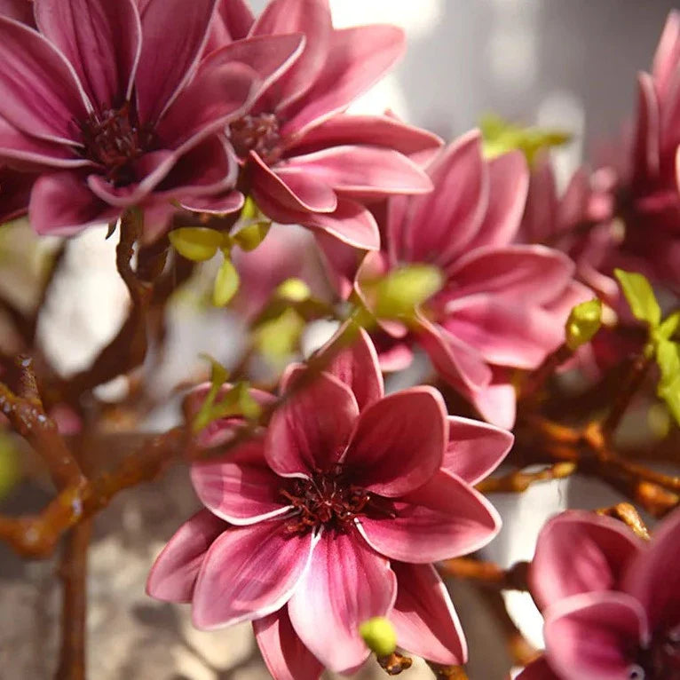 Fleurs de magnolia artificielles