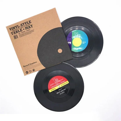 Vinyl Spin Coasters