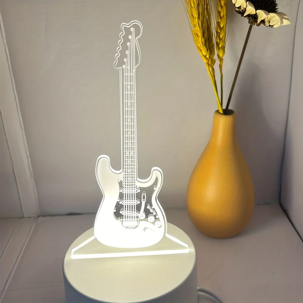 3D Guitar Night Light