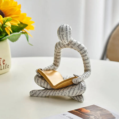 Reader Expression Sculpture