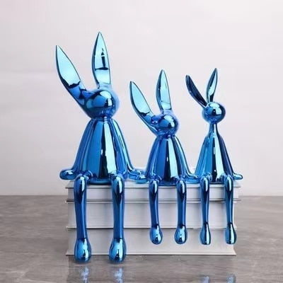 Adorable Bunny Figurine Home Decor