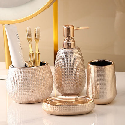 Rose Gold Bathroom Accessories