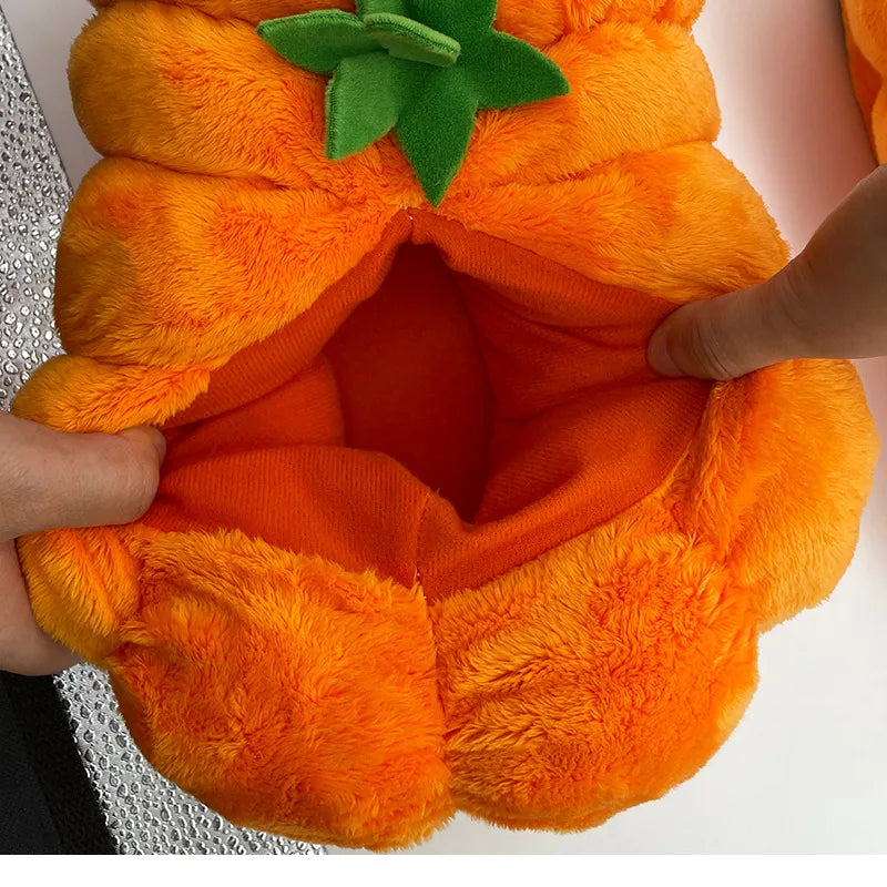 Halloween Pumpkin Slippers