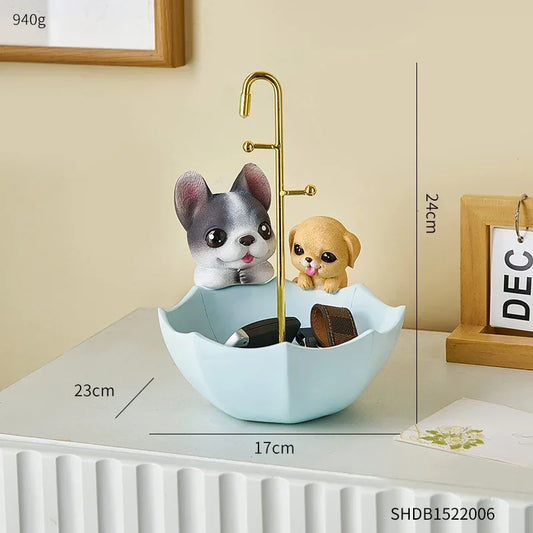 Artistic Puppy Storage Basket