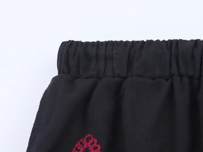 Auralisse Boho Embroidered Shorts