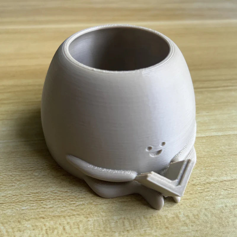 Cute Reading Book Pot