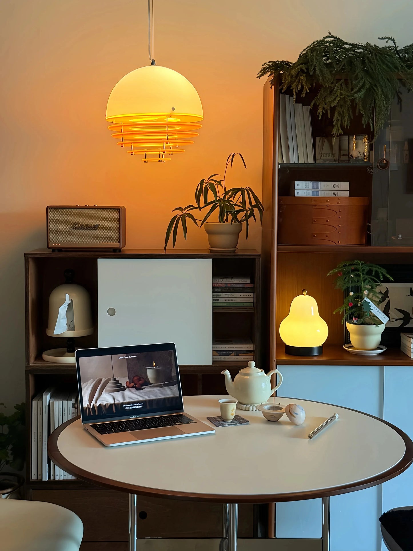 Sunset Gold Chandelier