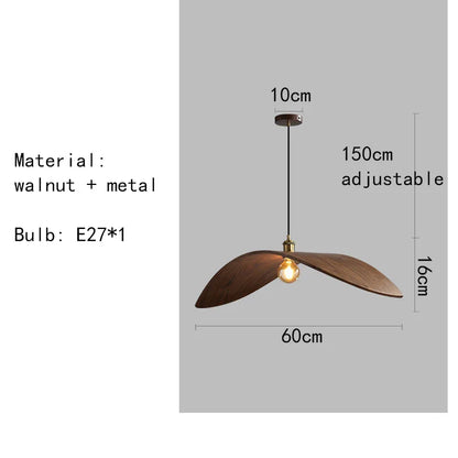 Möwe Holz Pendelleuchte