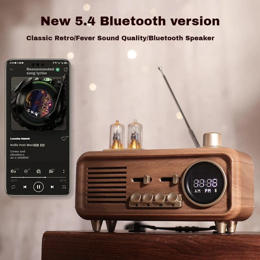 Retro-Bluetooth-Lautsprecher mit FM-Radio