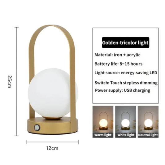 Modern LED Lantern Table Lamp