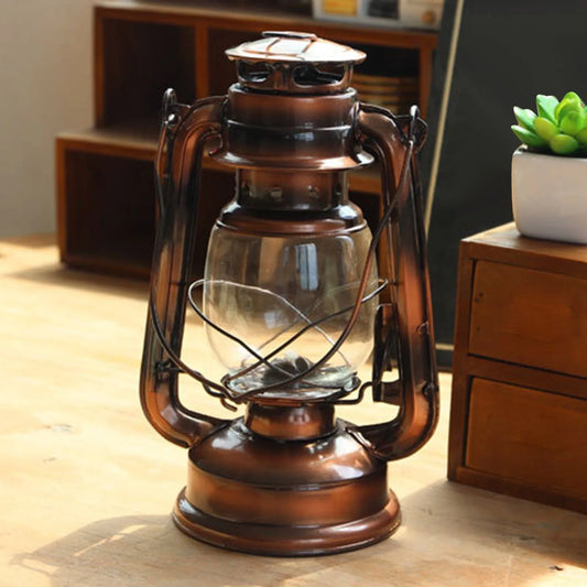 Vintage Portable Kerosene Lamp