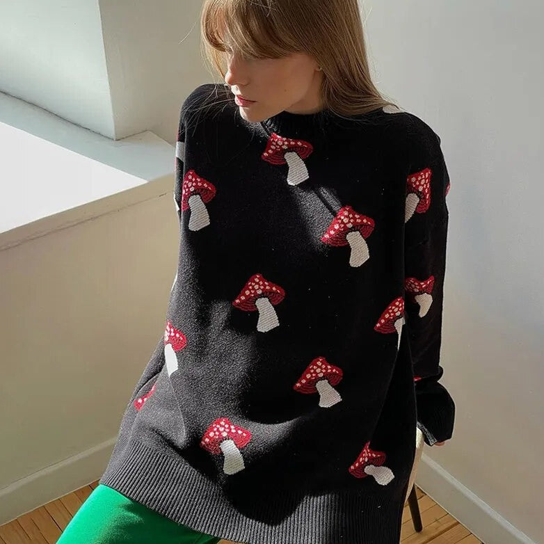 Mushroom Haven Sweater