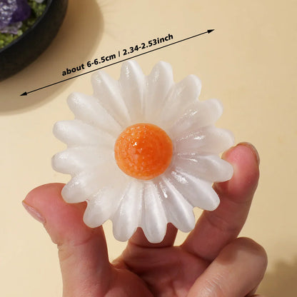Selenite Daisy Bloom Crystal