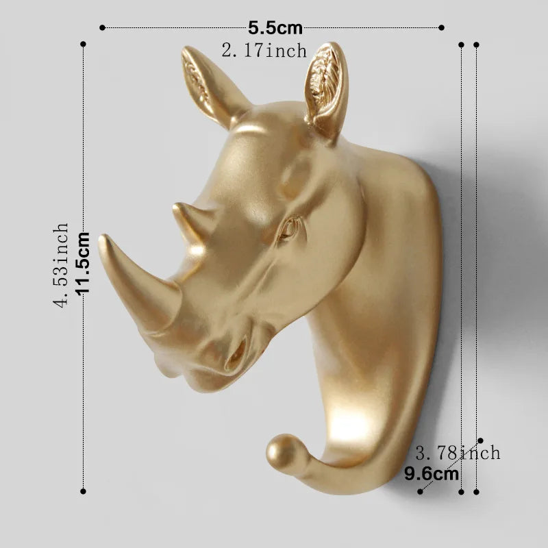 Animal Head Coat Rack