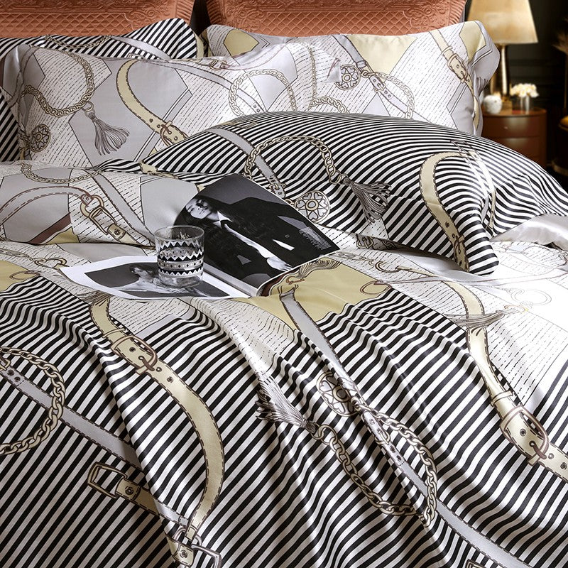 Glamique Luxury Pure Mulberry Silk Bedding Set