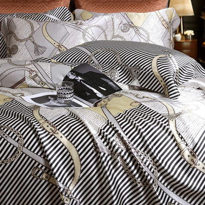 Glamique Luxury Pure Mulberry Silk Bedding Set
