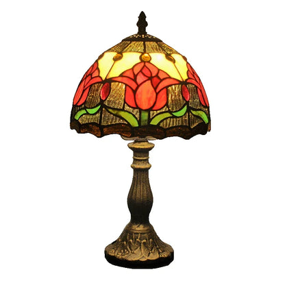 Tulip Stained Glass Table Lamp