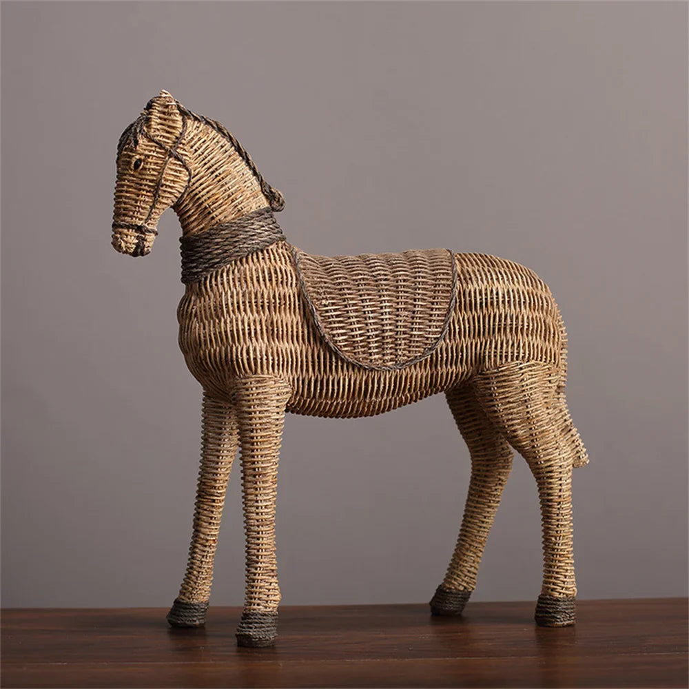 The Woven Steed Sculpture