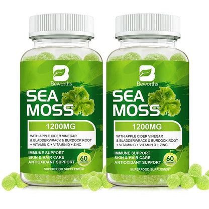 Irish Sea Moss Gummies with Bladderwrack & Burdock
