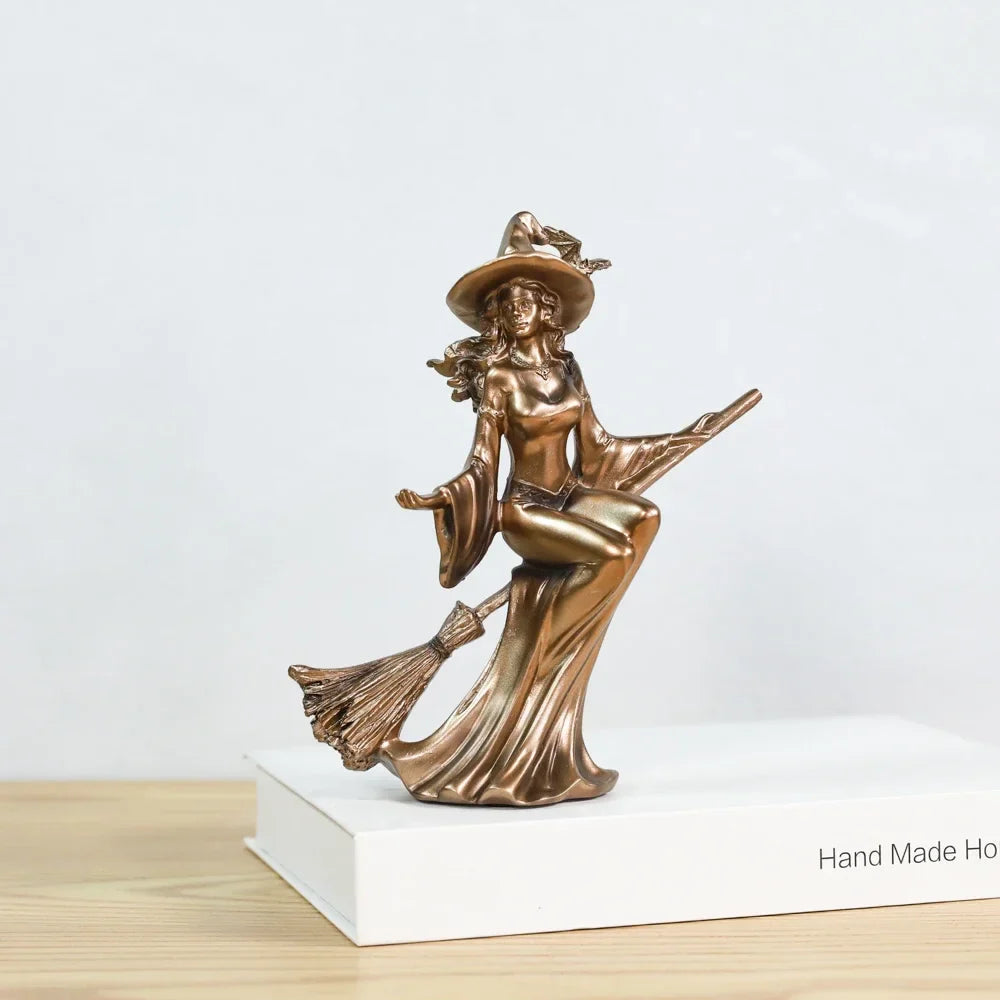 Resin Witch Statue