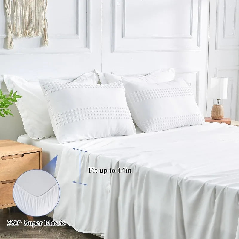 Set biancheria da letto trapuntata Boho