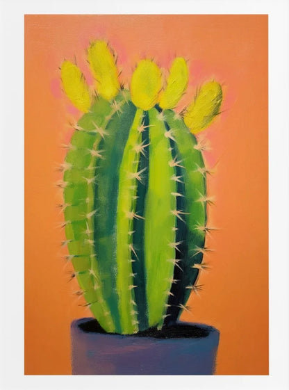 Cactus Bloom Collection Canvas Wall Art