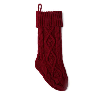 Cable Knit Christmas Stockings