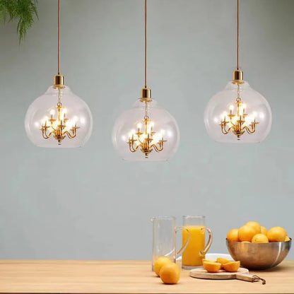 Golden Globe Kronleuchter-Anhänger