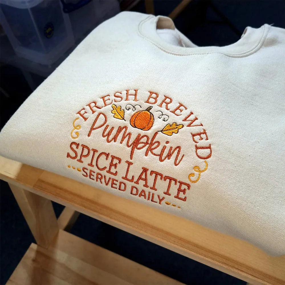 Fresh Brewed Pumpkin Spiced Latte Sweatshirt