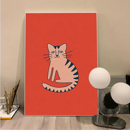 Cartoon Cat Anime Poster