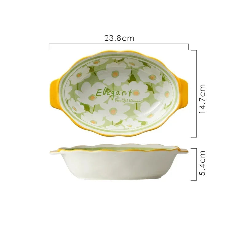 Pastoral Style Dinner Plates